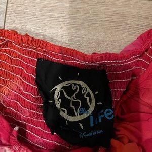 Blue life tie dye dress